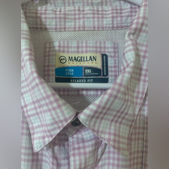 3 Men’s Magellan Collared Fishing Shirts - Picture 6 of 10